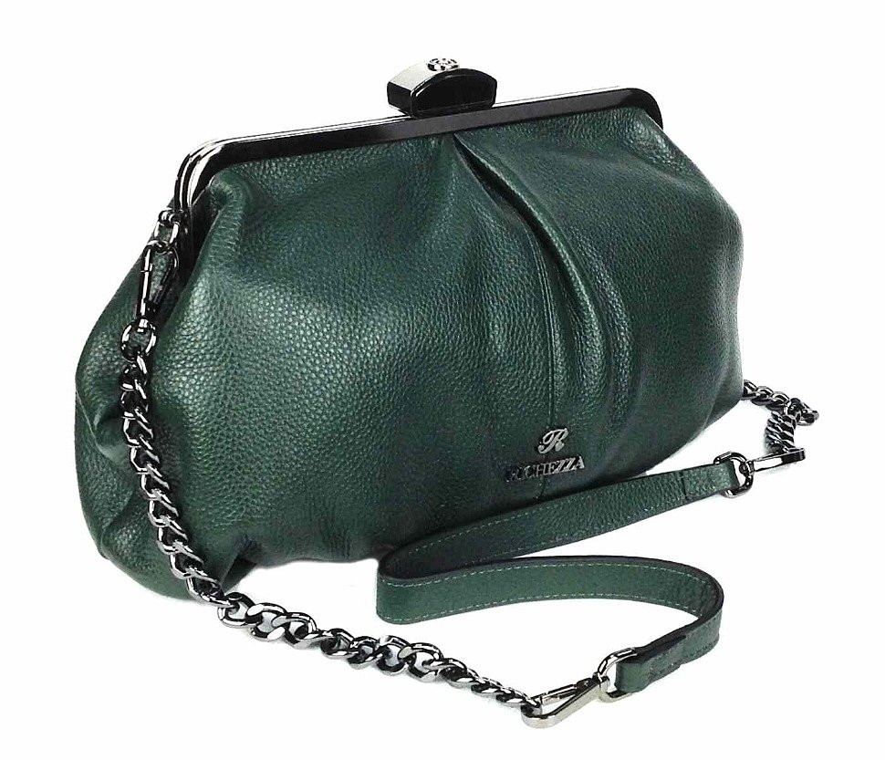 зеленая женская сумка бренда RICHEZZA
