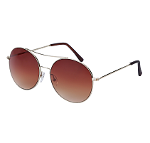 коричневые очки авиатор бренда fabretti