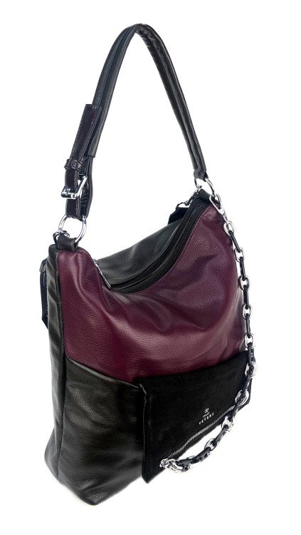 Женская сумка VEVERS 205 бордово-коричневый цвет фото