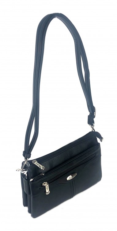 Женская сумка Kenguru 95211 черный цвет фото