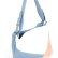 Женская сумка Оливи 469 белый/голубой/розовый   цвет фото