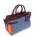 Женская сумка 80707 серый бордовый оранжевый цвет фото