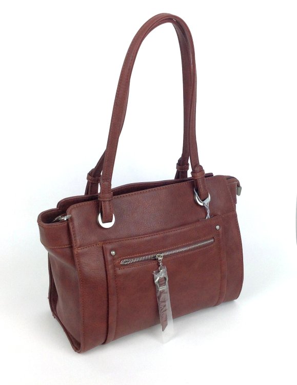 Женская сумка Kenguru 30105 коричневый цвет фото