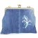 Женская сумка Саквояж 775 синий стразы цвет фото