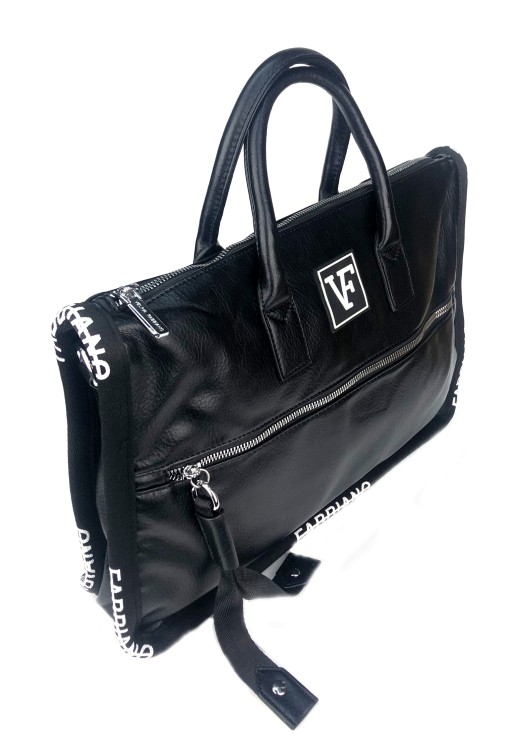  сумка Velina Fabbiano 592496 черный цвет фото