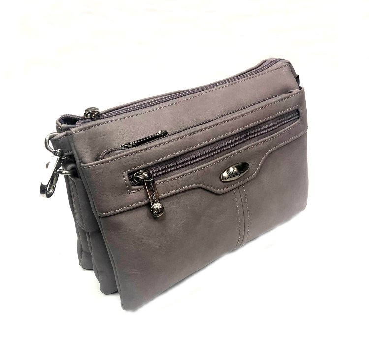 Женская сумка Kenguru 95211 серый цвет фото