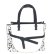 Женская сумка RICHEZZA 10009 белый черный цвет фото