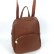 Женская сумка-ранец Kenguru 30091 коричневая цвет фото