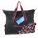 Дорожная дорожная сумка glamour 221 черный розовый цвет фото