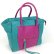 Женская сумка BORSE 575 розовый/бирюза цвет фото