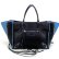 Женская сумка 305576 черный синий цвет фото
