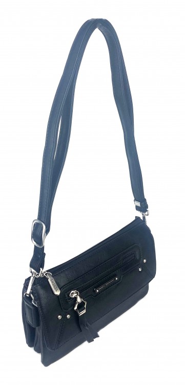 Женская сумка Kenguru 30073 черный цвет фото
