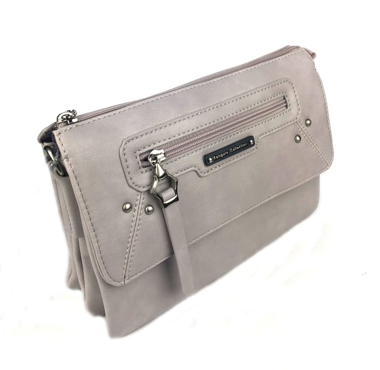 Женская сумка Kenguru 30073 светло-серый цвет фото