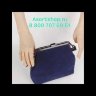 Женская сумка EDU KALEER 126 синий цвет видео