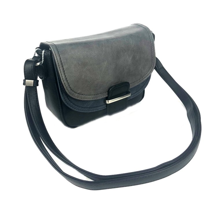 Женская сумка Kenguru 21126 черный серый синий цвет фото