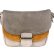 Женская сумка Kenguru 21126 серый оранжевый бежевый цвет фото