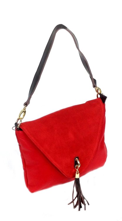 Женская сумка EDU KALEER 2512 красный цвет фото