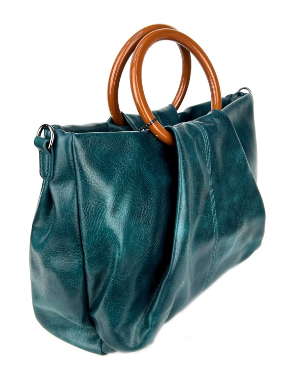 Женская сумка 22102 зеленый цвет фото