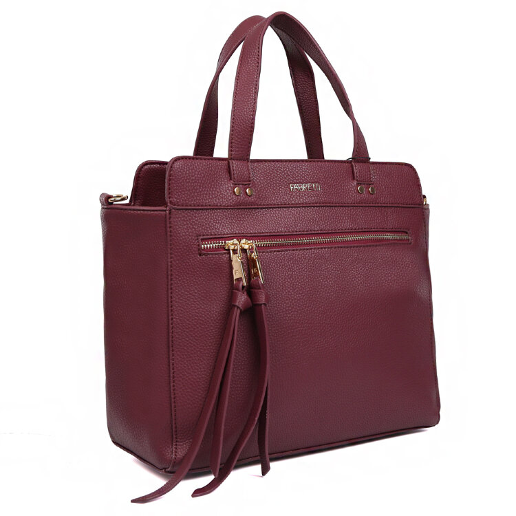 Женская сумка FABRETTI 18A979 бордовый цвет фото