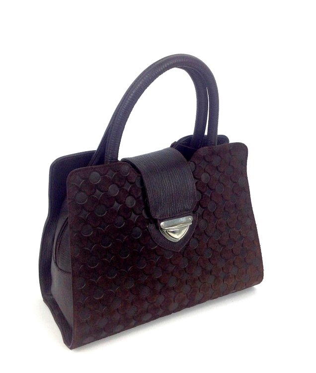 Женская сумка GIULIANI 1735-4-VG коричневый цвет фото