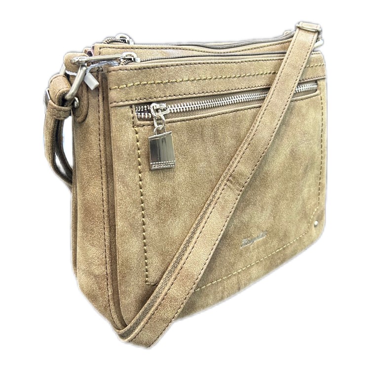 ЖенскаяМужская сумка Kengoluti 95337 коричневые цвет фото