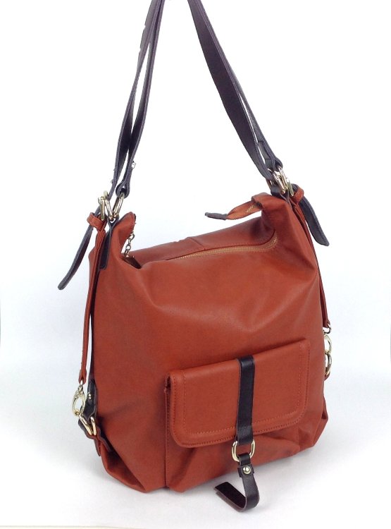 Женская сумка EDU KALEER 503 оранжевая цвет фото