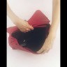 Женская сумка EDU KALEER 829 красный цвет видео