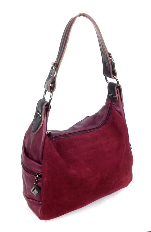Женская сумка EDU KALEER 40121 бордовый цвет фото