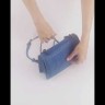 Женская сумка EDU KALEER 9349 голубой цвет видео