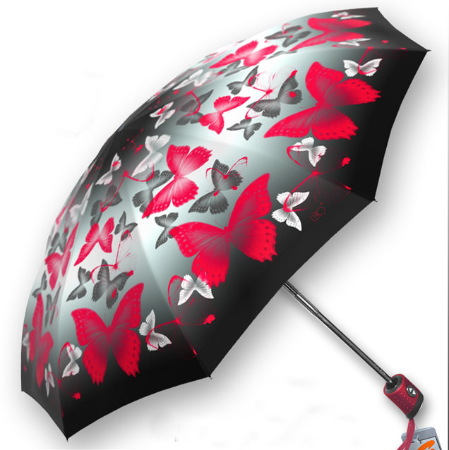 Женский зонт LERO L-031 бабочки цвет фото